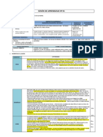 Sesión de Aprendizaje 2019 Ejemplo