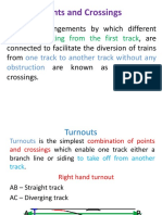 Points and Crossings: Diverging From The First Track