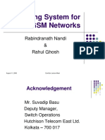 Signaling System For GSM Networks: Rabindranath Nandi & Rahul Ghosh