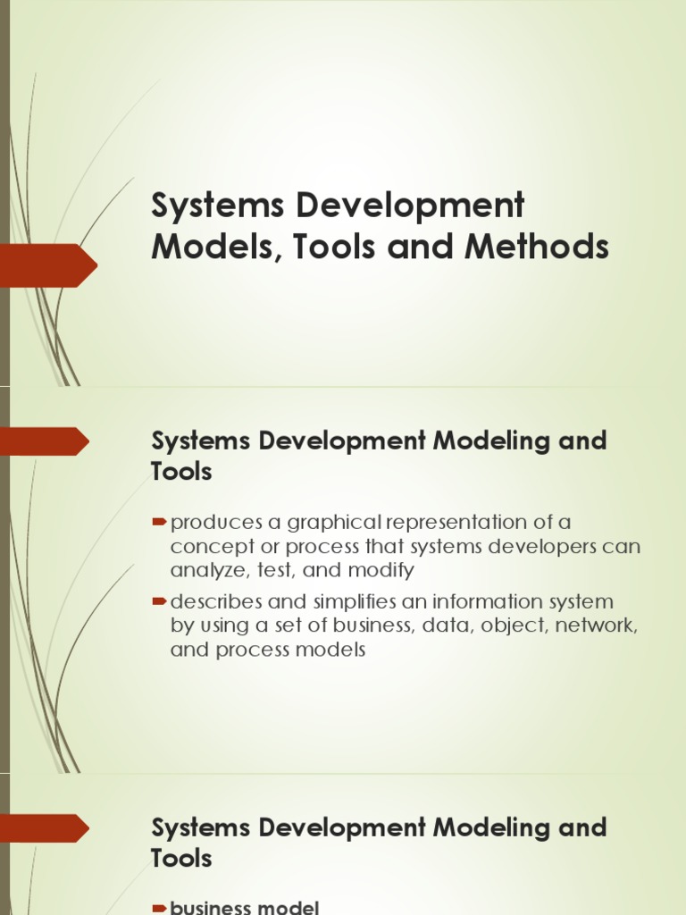 System Development Tools and Techniques | PDF | Software Development ...