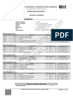 Documento Sin Valor Oficial: Datos Del Estudiante