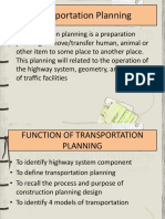 Transportation Planning Models
