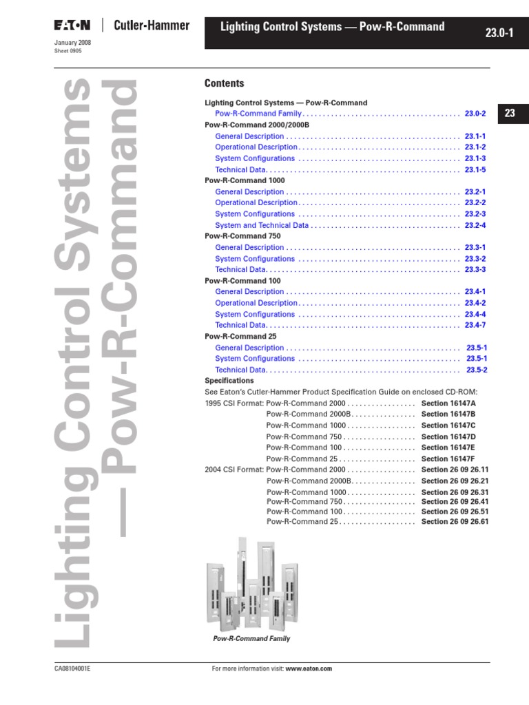 Cutler Hammer Power Command 2 | PDF | Computer Network | Embedded System