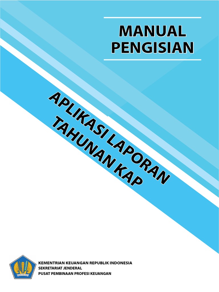 Manual Aplikasi Laporan Tahunan KAP | PDF
