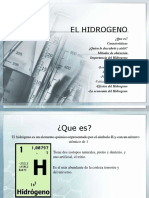 El Hidrojeno