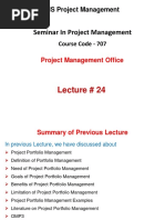 SPM Lecture 24 (Pmo)