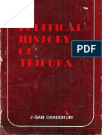 A Political History of Tripura (JG Chaudhuri)