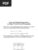 Scale Measurement for Aerial Photography