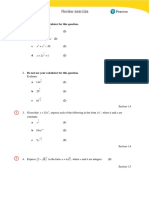 Ial Maths Pure 1 Review Exercise 1