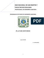 p16 - Plan de Estudios Del Programa de Estudios de Ingenieria Sanitaria