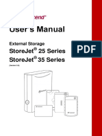 User'S Manual: Storejet 25 Series Storejet 35 Series