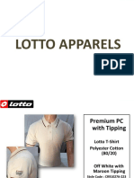 Lotto T-Shirts Presentation - Offiworld