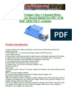 5V Low Level Trigger One 1 Channel Relay PDF