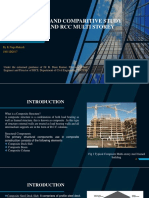 An Analytical and Comparitive Study of Composite and RCC Multi Storey Buildings