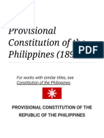 Provisional Constitution of The Philippines (1897) - Wikisource, The Free Online Library PDF