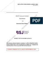 DJS ASTM A992/A992M-11 (2015) : 2018: DRAFT Jamaican Standard Specification For