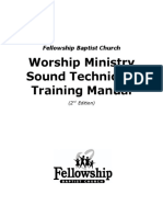 Worship Ministry Training Manual