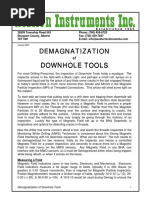 Demagnatization Demagnatization Demagnatization Demagnatization Downhole Tools Downhole Tools Downhole Tools Downhole Tools