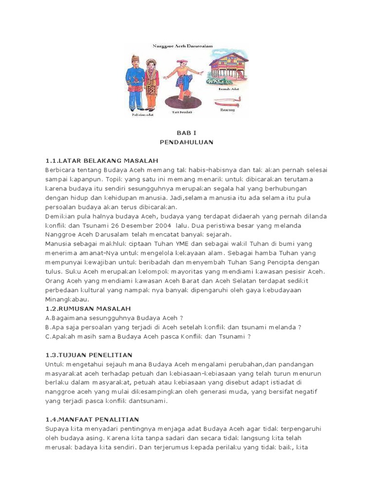 Makalah Adat Dan Budaya Aceh
