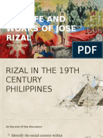 RIZAL in 19th Century