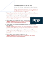 T2 2019 - Additional Questions For Case Study Presentations - As at 20 May 2019