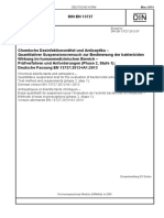 (DIN EN 13727 - 2014-03) - Chemische Desinfektionsmittel Und Antiseptika - Quantitativer Suspensionsversuch Zur Bestimmung Der Bakteriziden Wirkung Im Humanmedizinischen Bereich PDF