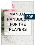 Manual Hand Book for the Players