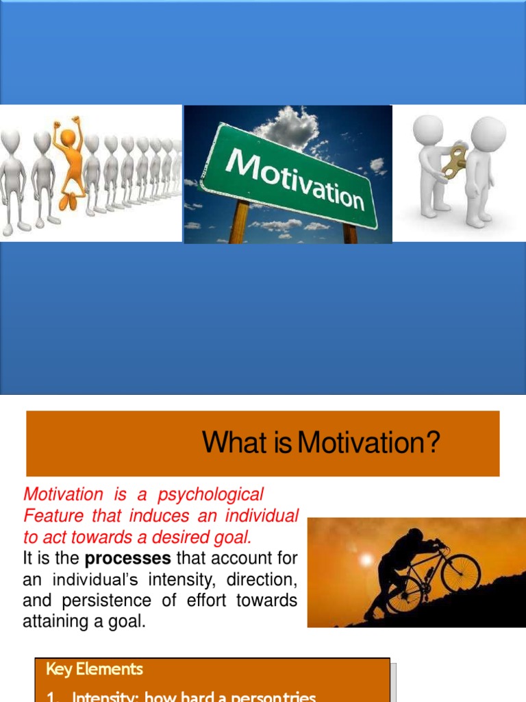 Key Elements of Motivation Theories | PDF | Motivation | Motivational
