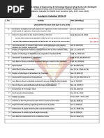 Academic Calendar 2019-20