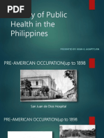 History of Public Health in The Philippines: Presented By: Kean G. Agapito, RN