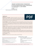 Physical Therapy Intervention Strategies For Patients With Prolonged Mild Traumatic Brain Injury Symptoms: A Case Series