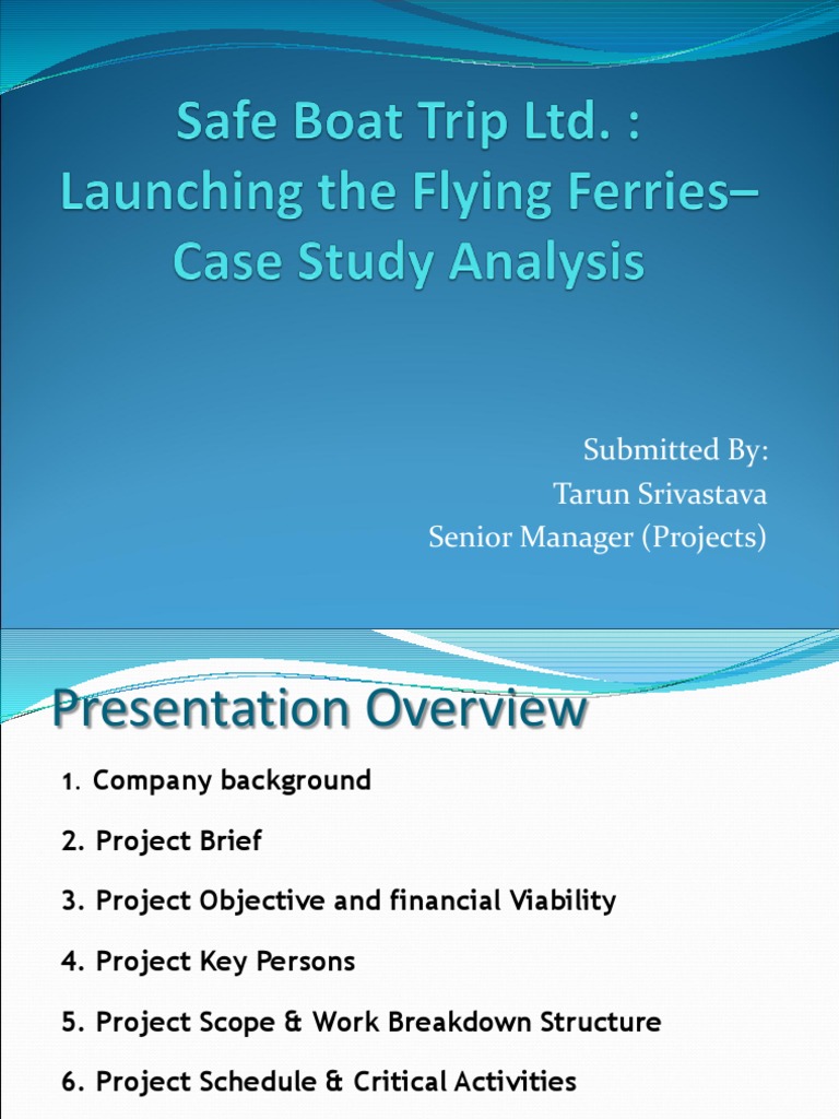 Safe boat trip case study solution 06 image