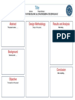 Department of Mechanical Engineering Technology: Design Methodology Results and Analysis