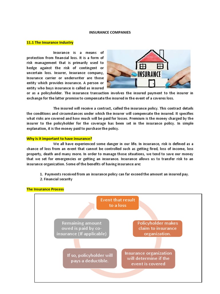Group 6 Insurance Companies, Investment Funds and Financial