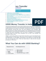 Ussd Money Transfer