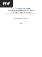 The Executive Summary Neuropsychological and Electronic No-Touch Torture Report by Robert Duncan A.b., S.M., M.B.a., Ph.D.