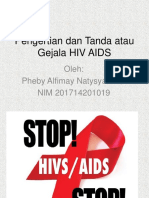 Pengertian Dan Tanda Atau Gejala HIV AIDS