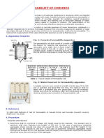 Permeability of Concrete: 1. Objective