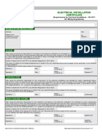 Electrical Installation Certificate