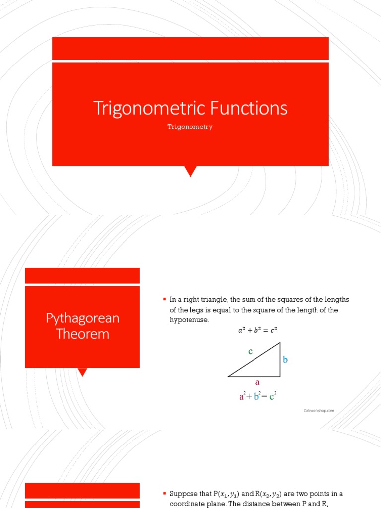 Trigonometric Functions | PDF