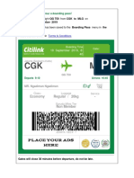 Boarding Pass PDF