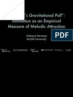 "Tonality's Gravitational Pull": Intonation As An Empirical Measure of Melodic Attraction
