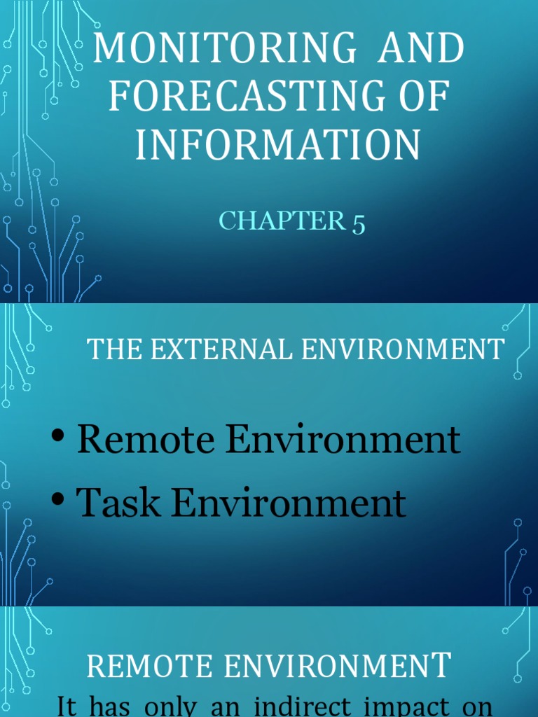 Monitoring and Forecasting of Information PDF Market (Economics