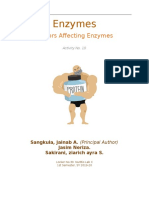 Enzymes Lab Report Jai