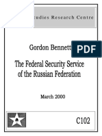 The Federal Security Service of The Russian Federation, by Gordon Bennett (March, 2000)