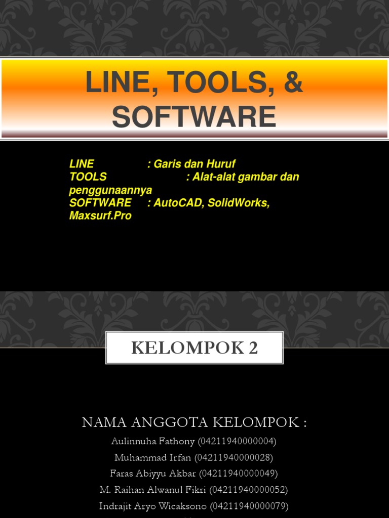 Alat dan Software Gambar Teknik | PDF