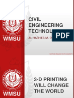Civil Engineering Technologies: Wmsu Wmsu