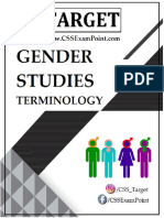 Gender Studies Terminology (CSSExamPoint.com)