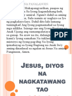 gr.7 Paksa 2 Jesus, Diyos Na Nagkatawang Tao