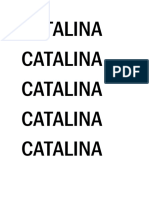 Catalina Catalina Catalina Catalina Catalina